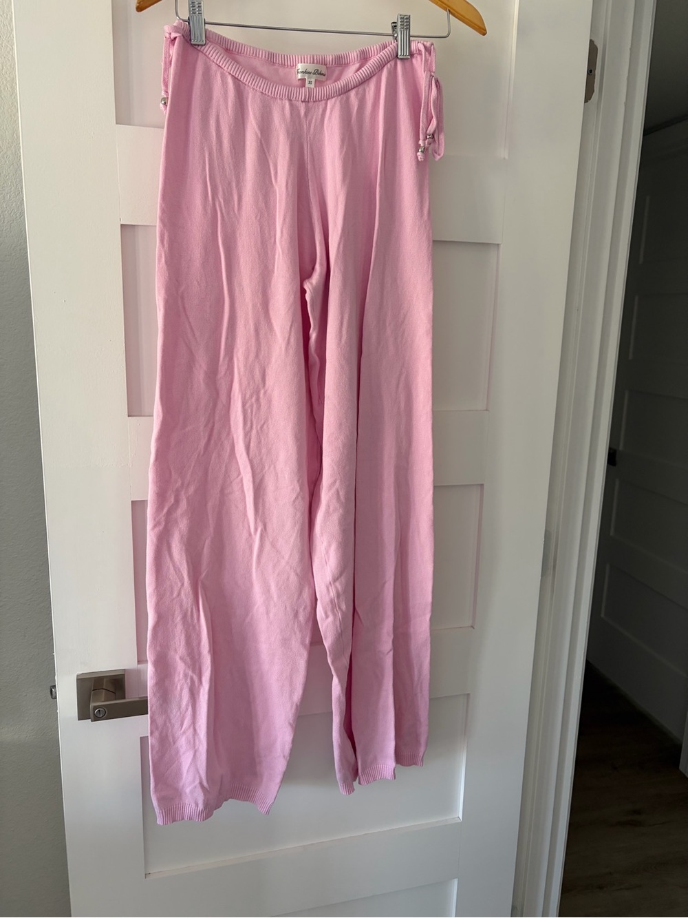 Frankie's Bikinis Pink Lounge Pants & Tube Top Set